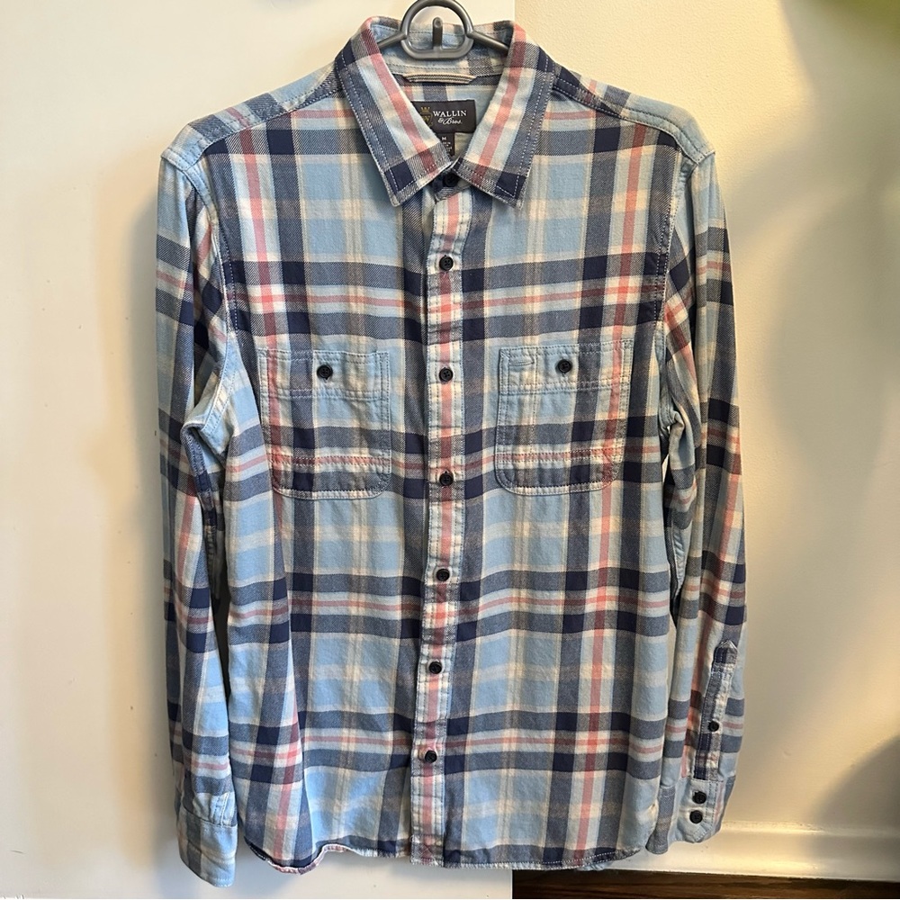 100% cotton Wallin & Bros plaid flannel